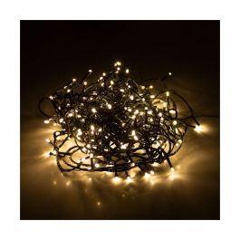 Guirnalda Fija 240 LED Luz Cálida Exterior IP44 18 m Cable Verde