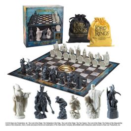 The Noble Collection Juego de Mesa Ajedrez El Señor de los Anillos, Piezas de Plástico, Tablero 18.5cm Precio: 50.49999977. SKU: B1HAMHZCW8
