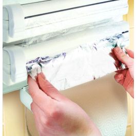 Confortime Dispensador Aluminio-Film-Papel Abs 37,7 cm x 18,3 cm x 6,9 cm (6 Unidades)