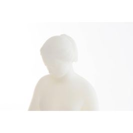 DKD Home Decor Figura Decorativa Neoclásica Blanca de Resina. Dimensiones: 10.5 x 13.5 x 33.5 cm