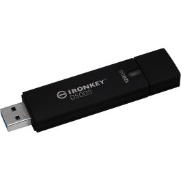 Kingston IronKey D500S USB-Stick 128GB USB 3.2 Gen 1 AES-256 FIPS 140-3 Nivel 3 - 260MB/s Lectura