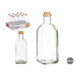Frasca Vidrio 500 Ml Tapon Corcho Vivalto 7X20CM (36 Unidades) Precio: 44.9499996. SKU: B1G6JRCD26