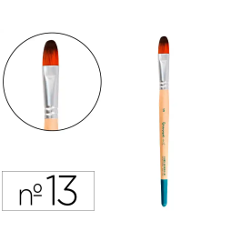Liderpapel Pincel nº 13 Punta Filbert Lengua de Gato Pelo Sintético para Acrílica y Acuarela Certificado FSC Precio: 43.2212. SKU: B12YQSXNFZ
