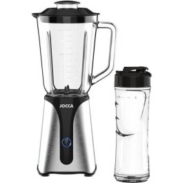 Jocca AAANN43725 Licuadora 350 W con Recipiente de Vidrio 1 L y Botella de 600 ml - Negra Jocca AAANN43725 Licuadora 350 W con Recipiente de Vidrio 1 L y Botella de 600 ml - Negra