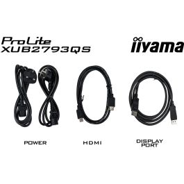 IIYAMA XUB2793QS-B7 Monitor 27" Quad HD IPS 1ms 100Hz para Negocios con HDMI DisplayPort y Altavoces
