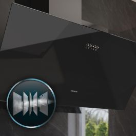 Cecotec Campana Convencional 90 cm Bolero Flux DM 906500 Glass Negra A LED