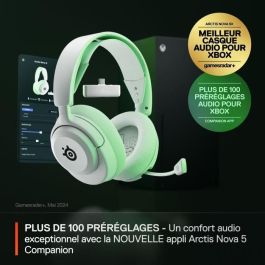 Auriculares inalámbricos para juegos - STEELSERIES - Arctis Nova 5X - Blanco Auriculares inalámbricos para juegos - STEELSERIES - Arctis Nova 5X - Blanco