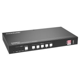 Vivolink HUB de Sala de Reuniones 4K 2x1 Conmutador HDMI/USB-C con Códec Suave, USB3.0 y Control CEC para Conferencias