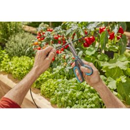 Gardena 13330-20 Sistema de Riego Solar AquaBloom L Set para 30 Plantas con Manguera de 20 m y Batería Recargable