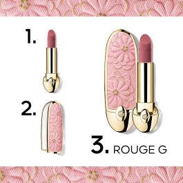 Guerlain ROUGE G BLOOMING DENIM #Cherry Blossom Carcasa Edición Limitada