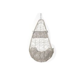 Sillon Colgante Terraza Y Jardin DKD Home Decor Gris Claro 75 x 125 x 82 cm Sillon Colgante Terraza Y Jardin DKD Home Decor Gris Claro 75 x 125 x 82 cm