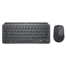 Logitech MX Keys Mini Combo para Empresas - Teclado y Ratón Inalámbricos Compactos con Seguridad Logi Bolt y Precisión Profesional