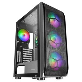 Mars Gaming MC-KX Torre Gaming Negro con Refrigeración CPU FREEZER, 5 Ventiladores ARGB, Soporte E-ATX, Cristal Templado