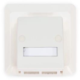 Digitus Toma Mural Fibra Óptica FTTH SC/LC Empotrada para Interior Blanco ABS IP20