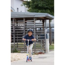 Smoby SMO750374 Spidey Skatinet Poldable de 2 Ruedas, Estructura de Metal, Manejo Ajustable