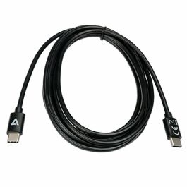 Cable USB-C V7 9743702000 Negro 2 m (1 unidad) Cable USB-C V7 9743702000 Negro 2 m (1 unidad)