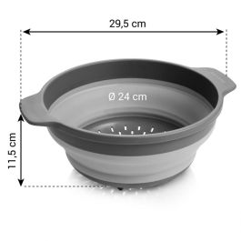 Tescoma Escurridor Plegable Grandchef Ø24 cm Apto para Lavavajillas