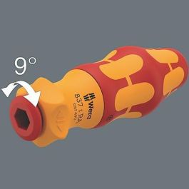 Wera 05006618001 Juego de destornilladores Kraftform Kompakt VDE 17 RA 1. Trinquete, 17 piezas, para electricistas