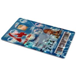 Evolis R4002 Cinta Barniz Superposición Holograma Diseño Globo Genérico para Evolis Pebble 4, Dualys 3, Securion, 350 imágenes