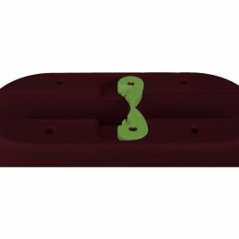 Eda EDA1700490286754 Cavaliere Osaka Jardiniere 19,5 L Rojo Burdeos para Balcones y Barandillas