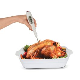 Metaltex Espátula de silicona con termómetro digital extraíble 30 cm, 2 en 1, -20°/+230°C