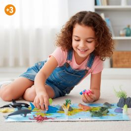 Set de Figuras de Animales Colorbaby Plástico 23 X 10 X 7 CM (4 Unidades)