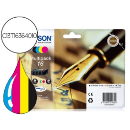 Epson DURABrite Ultra Ink Cartucho 16XL Multipack 4 colores Precio: 90.49999948. SKU: S7732728