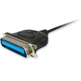 EQUIP Adaptador USB-A a Paralelo EPP.ECP.bidi St/St 1.50m negro