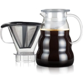 Bodum BOD0699965374419 Cafetera Melior con Filtro de Malla Permanente de Acero Inoxidable, 8 Tazas, 1.0 L, Transparente Precio: 44.5000006. SKU: B17DA2TAMX