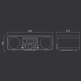 Radio CD Muse M880FBC 80W