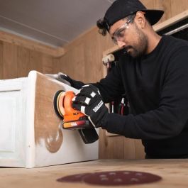 Dual Power POWDP50400 Lijadora excéntrica inalámbrica 20V Ø125 incluye 1x abrasivo G80 sin batería ni cargador