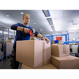 Tesa Cinta Adhesiva Precinto Transparente 66 mt x 50 mm para Embalaje