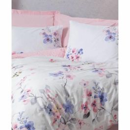 Juego de Cama 1 Funda Nórdica 220x240 cm + 2 Fundas de Almohada 60x60 cm 100% Algodón Rosa ASI8683342981606