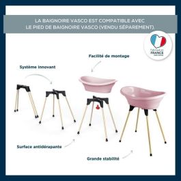 Bañera THERMOBABY Vasco - rosa empolvado Bañera THERMOBABY Vasco - rosa empolvado