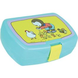 Fun House FUN3524550064833 Vajilla T'CHOUPI con 2 platos hondos Ø 16 cm, caja de aperitivos, botella con pajita y peluche de 18 cm