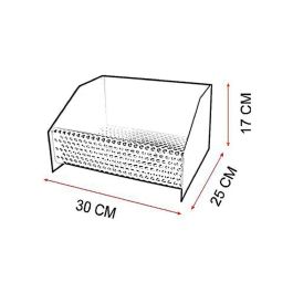 Imex el Zorro Cesta Quemador de Pellets Hierro Fundido Negro 30 x 25 x 17 cm para Chimeneas y Estufas de Leña
