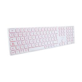 Coolbox Teclado Inalambrico Retroiluminado Moonlight Key B431 Bluetooth 5.1 + RF 2.4GHz Aluminio