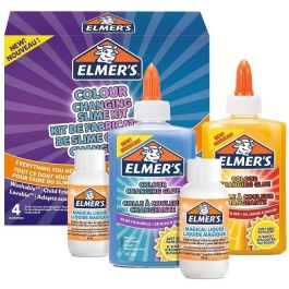 Elmer's KIT COLOR CHANGE SLIME 2109487 - Pegamento líquido, Azul y Amarillo, 147 ml