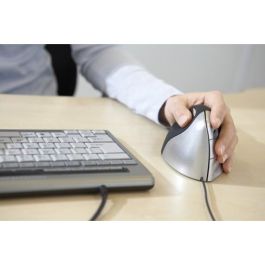 Evoluent BakkerElkhuizen4 Ratón Ergonómico Vertical Inalámbrico Láser 2600 DPI para Zurdo