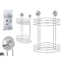 Soporte Acero Ducha Esquinero 2 Pisos Ventosa Berilo 26X39CM (6 Unidades) Precio: 54.49999962. SKU: B125J43BQ2