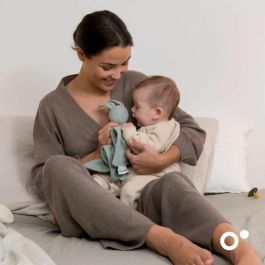 Doomoo DOO5400653010251 Edredón Bebé You&Me Reversible Reconfortante con 2 Cuerpos para Olor Padres Verde