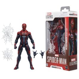 Hasbro Figura Spider-Man Peter Parker Velocity Suit Marvel Legends Gamerverse 15 cm con 4 Accesorios Articulada