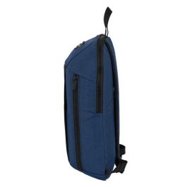 Mochila Infantil BlackFit8 Urban Mini Negro Azul marino (22 x 39 x 10 cm)