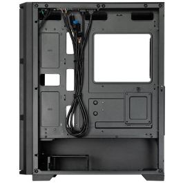 Chieftec AS-02B-TG-OP Torre Midi PC Negra con Ventana Lateral e Iluminación Multi para ATX/micro ATX/Mini-ITX