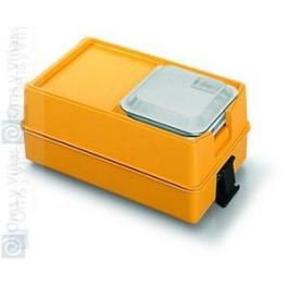 RIEBER Thermoport Bol con tapa T410 GN 1/6 - Bandeja isotérmica con acumulador de calor para mantener comida caliente por 3 horas y compartimento para fríos Precio: 41.50000041. SKU: B1C2CJ2HN3