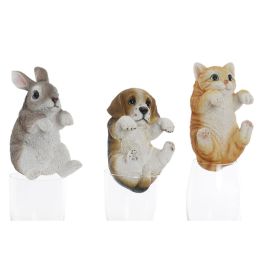 Figura DKD Home Decor Gris Marron 9 x 15.5 x 9 cm (3 Unidades) Precio: 15.79000027. SKU: B1AS3358R6
