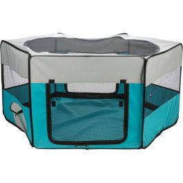 Trixie TRI4011905640556 Recinto con red/base ø 150 × 65 cm Turquesa / Gris claro