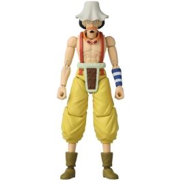 Bandai Figura Anime Heroes One Piece Usopp 17 cm, figura de acción detallada con accesorios y manos intercambiables, ideal para coleccionistas