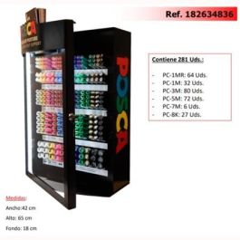 Posca Expositor Marcador Pc-1Mr-1M-3M-5M-7M-8K -281 Piezas- Posca Expositor Marcador Pc-1Mr-1M-3M-5M-7M-8K -281 Piezas- Precio: 741.49999957. SKU: B1ABKM6QT2
