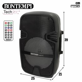 Altavoz con Micrófono Karaoke Bontempi Plástico 25 x 39 x 21 cm (2 Unidades)